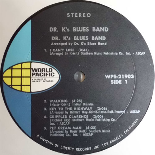 Dr.K's Blues Band / Dr.K's Blues Band (USA but Rare, In Shrink)β