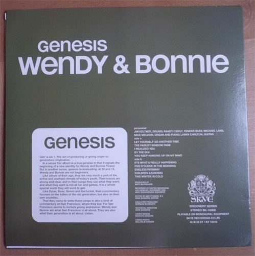 Wendy and Bonnie / Genesis (Repro)β