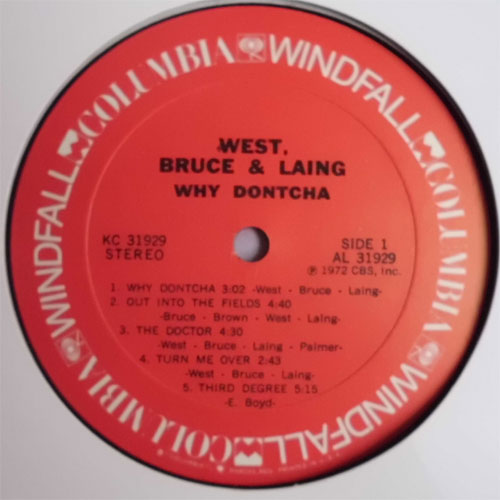 West, Bruce and Laing / Why Dontchaβ