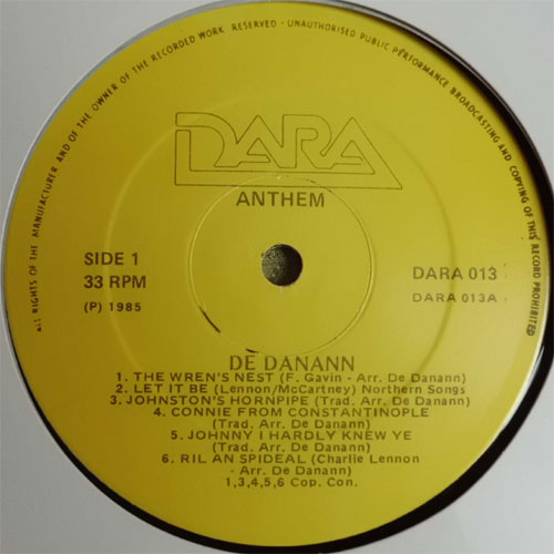 De Dannan / Anthem (Ireland)β