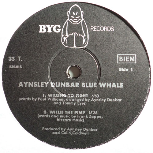 Aynsley Dunbar / Blue Wale (France)β