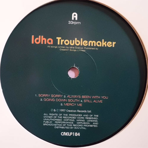 Idha / Troublemaker (Rare Vinyl)の画像