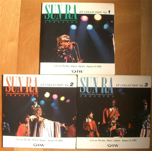 Sun Ra Arkestra / Live at Pit-Inn, Japan, Tokyo, August 8, 1988 (Japanese, 3 EPs Collection)β