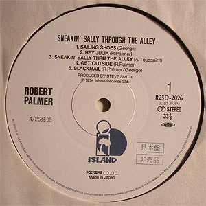 Robert Palmer / Sneakin' Sally Through The Alley - DISK-MARKET