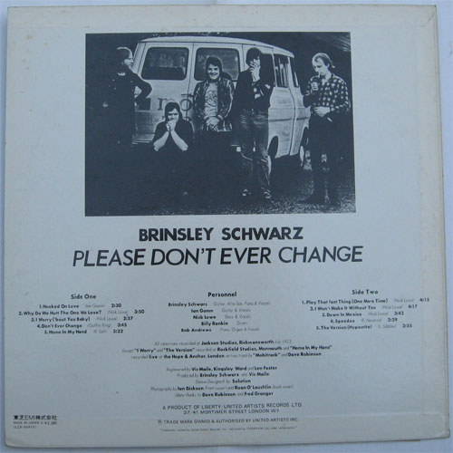 Brinsley Schwarz / Please Don't ever Change ( 쥢ܽסˤβ