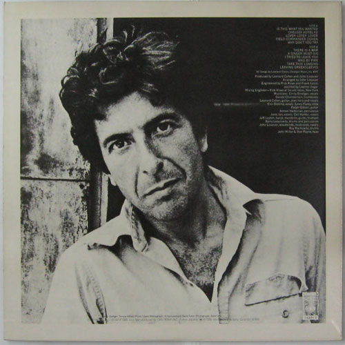 Leonard Cohen / New Skin For The Old Celemonyβ