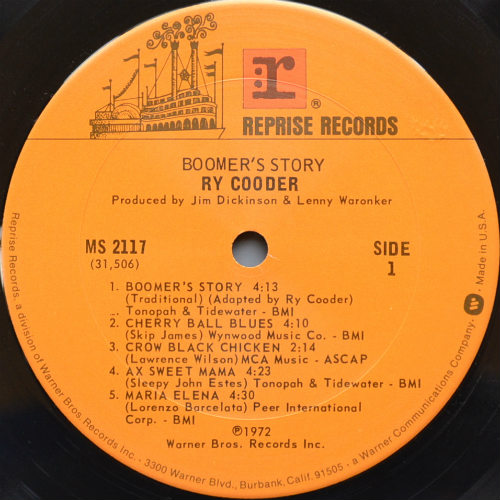 Ry Cooder / Boomer's Storyβ