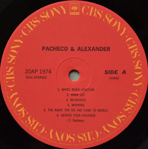 Pacheco & Alexander / Pacheco & Alexander (JP)β