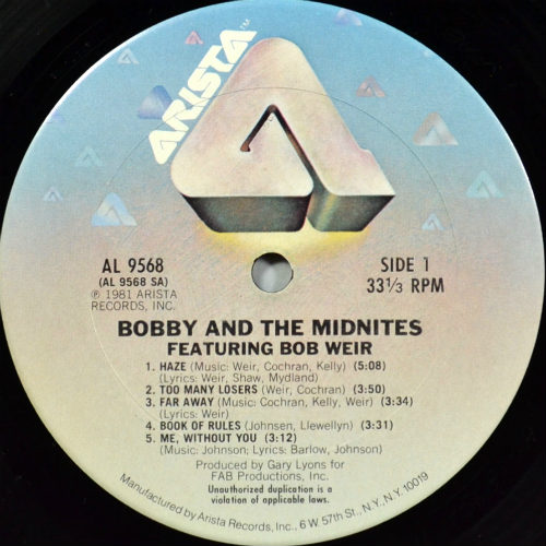 Bobby & The Midnites (Bob Weir) / Sameβ