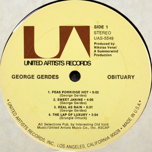 George Gerdes / Obituaryβ