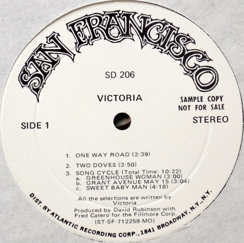 Victoria / Victoria (Rare Promo)β