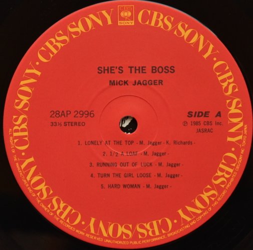 Mick Jagger / She's The Boss (ꡢ)β