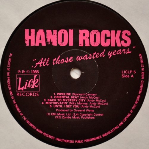Hanoi Rocks / All Those Wasted Yearsβ