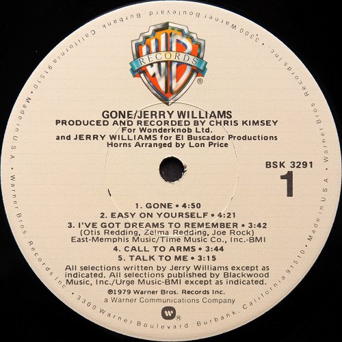 Jerry Williams / Goneβ