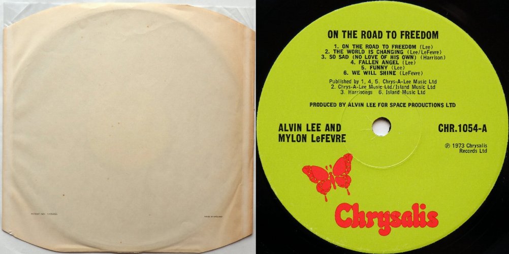Alvin Lee & Mylon Le Fever / On The Road To Freedom (UK)β