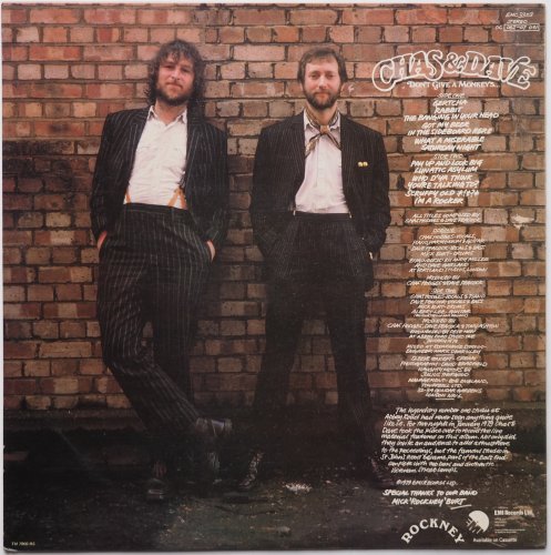 Chas & Dave / Don't Give A Monkey's... (Including 