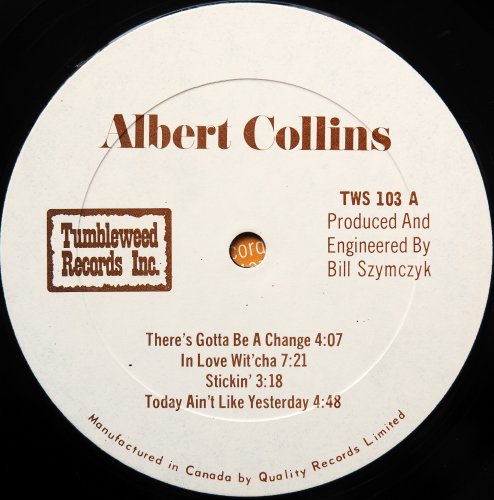 Albert Collins / There's Gotta Be A Change (Jesse Ed Davis)β