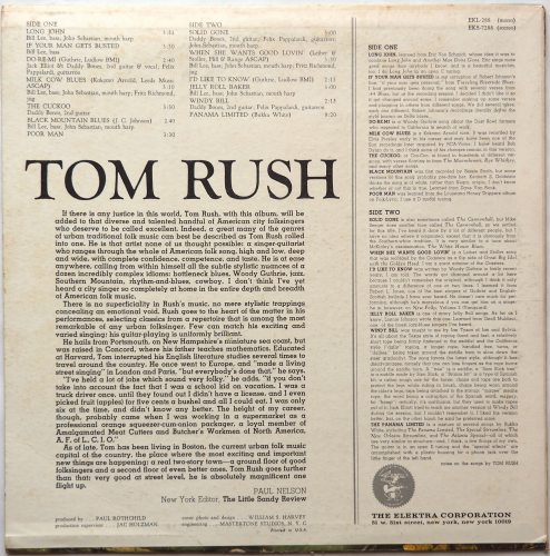 Tom Rush / Tom Rush (US 2nd Issue)β