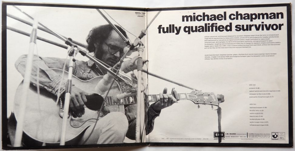 Michael Chapman / Fully Qualified Survivor (UK Matrix-1 No EMI Logo 1st Issue) β