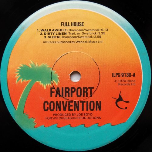 Fairport Convention / Full House (UK Later Issue)の画像