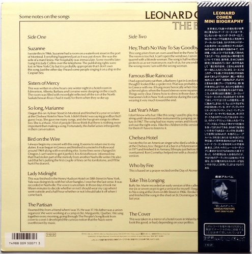 Leonard Cohen / The Best Of (ʡŸ)β