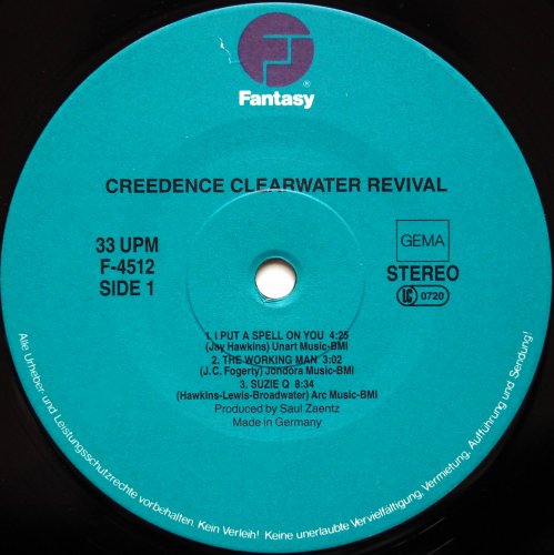 Creedence Clearwater Revival (CCR) / Creedence Clearwater Revival (Germany Later Issue)β