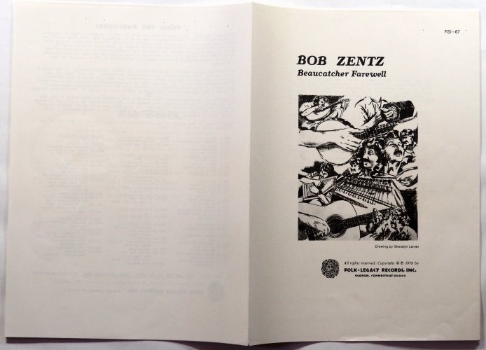 Bob Zentz / Beaucatcher Farewell (In Shrink w/Bookret)β