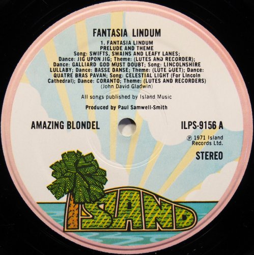 Amazing Blondel / Fantasia Lindum (UK Early Issue)β