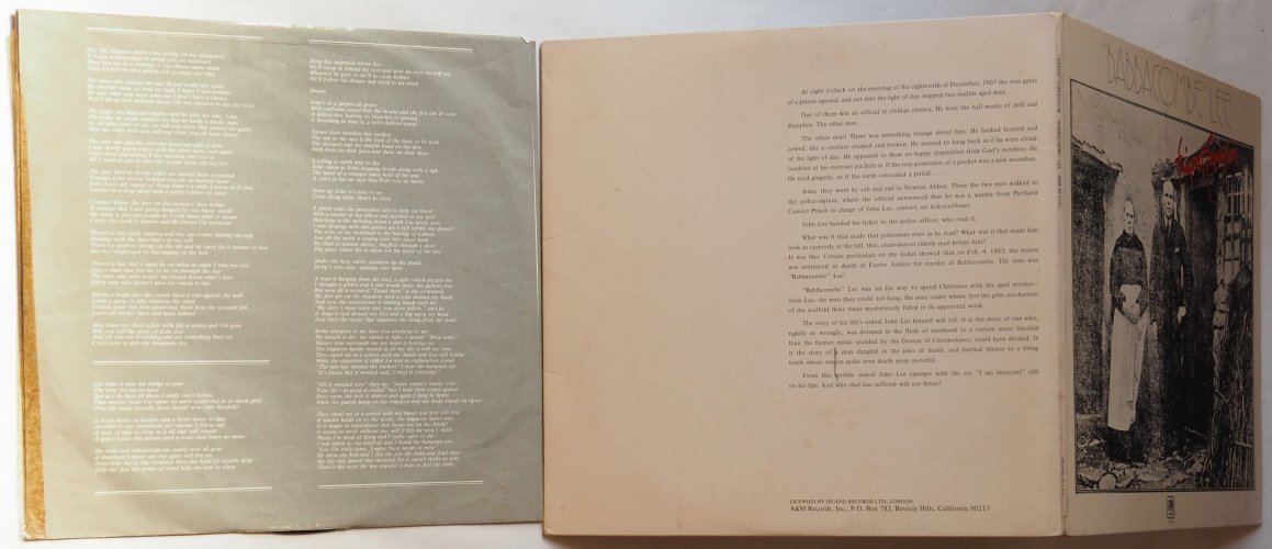 Fairport Convention / Babbacombe Lee (US Early Issue w/Booklet)β