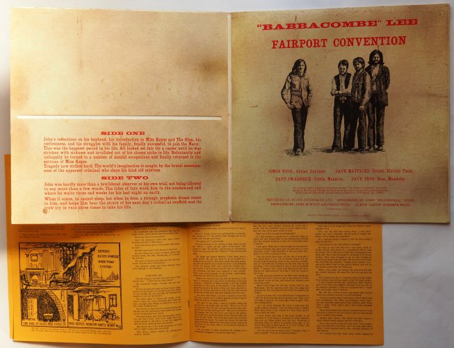 Fairport Convention / Babbacombe Lee (US Early Issue w/Booklet)β