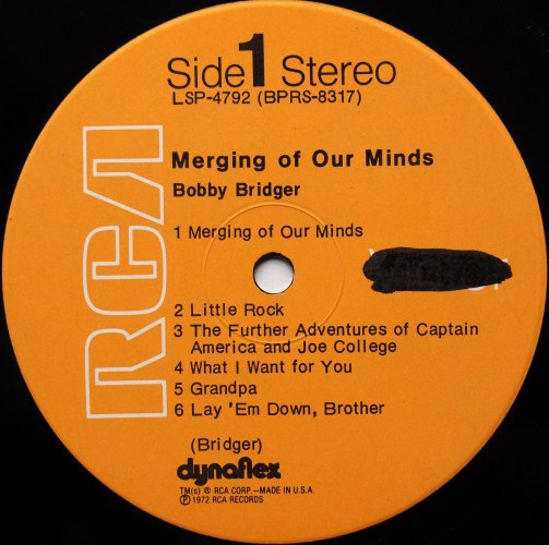 Bobby Bridger / Merging Of Our Mindsβ
