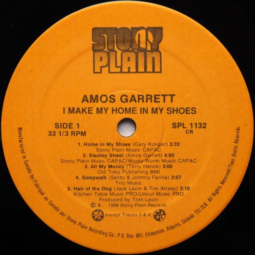Amos Garrett / I Make My Home In My Shoesβ