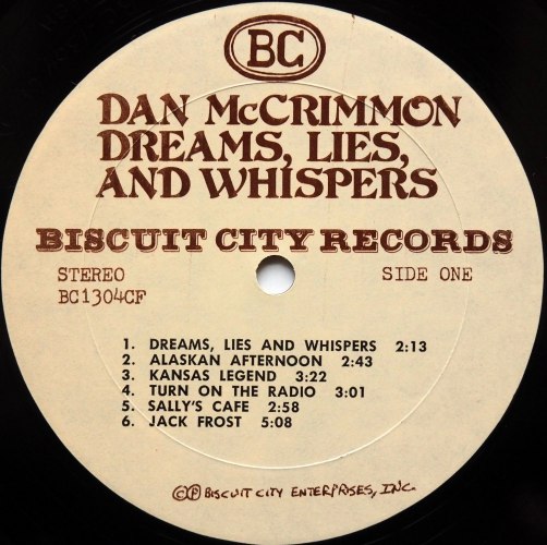 Dan McCrimmon / Dreams, Lies And Whispersβ