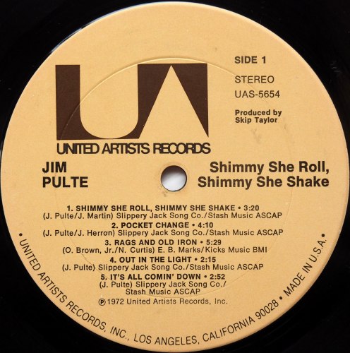 Jim Pulte / Shimmy She Roll, Shimmy She Shake β