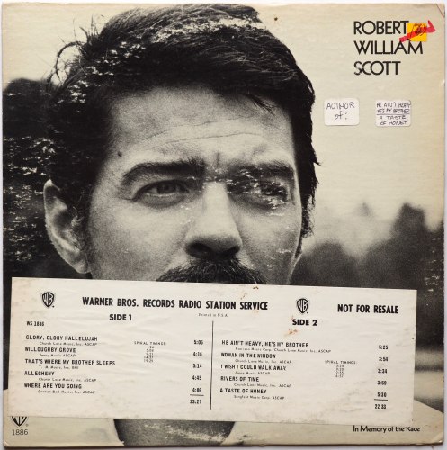 Robert William Scott (Bobby Scott) / Robert William Scott (White Label Promo)β