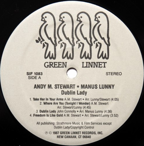 Andy M. Stewart And Manus Lunny / Dublin Lady (In Shrink)β