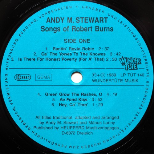 Andy M. Stewart / Songs Of Robert Burnsβ