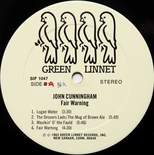 John Cunningham / Fair Warning (In Shrink)β