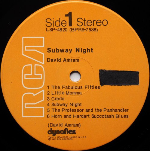 David Amram / Subway Nightβ