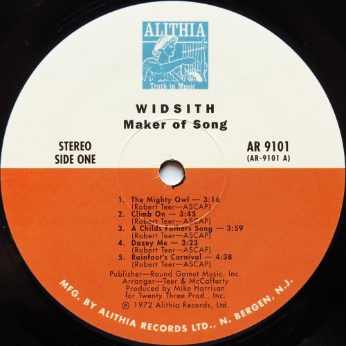 Widsith / Maker Of Song (Re-issue, In Shrink)β