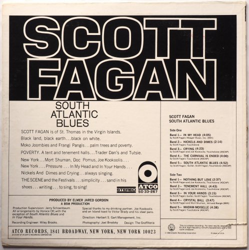 Scott Fagan / South Atlantic Blues β