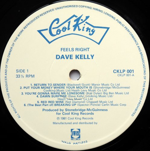 Dave Kelly / Feels Right β