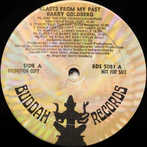 Barry Goldberg / Blasts From My Past (Promo)β