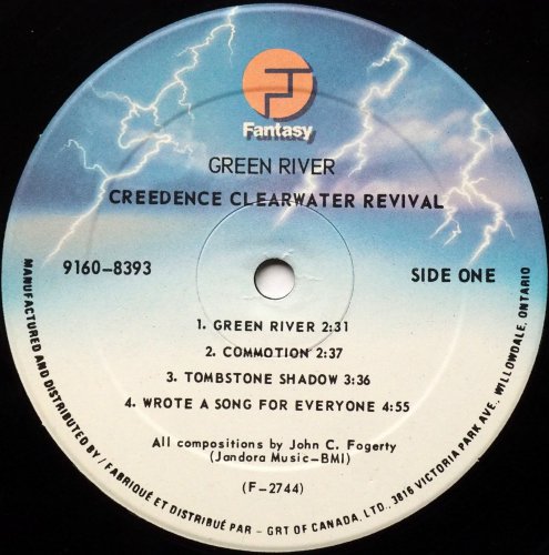 Creedence Clearwater Revival (CCR) / Green River (Canada Later Issue)β