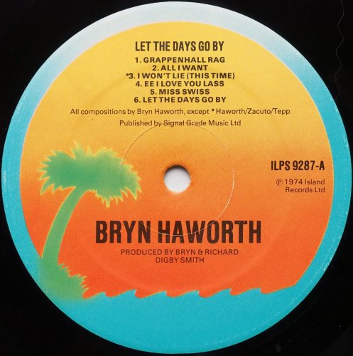 Bryn Haworth / Let The Days Go by (UK 2nd Issue)β