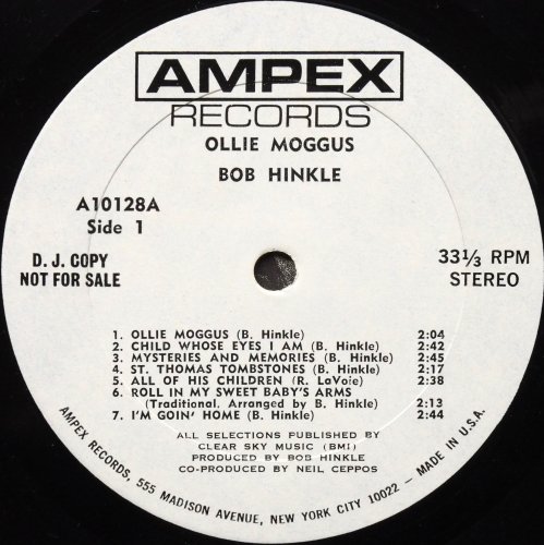 Bob Hinkle / Ollie Moggus (White Label Promo)β