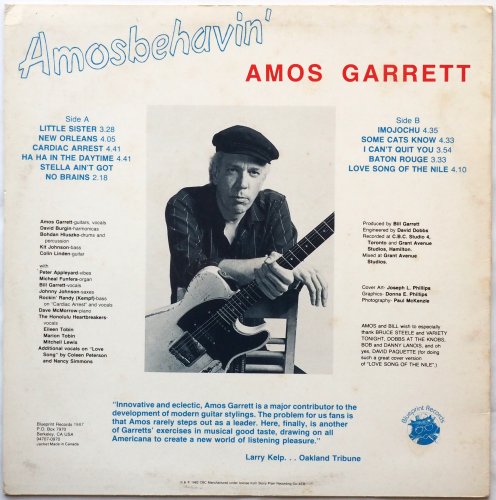 Amos Garrett / Amosbehavin'β