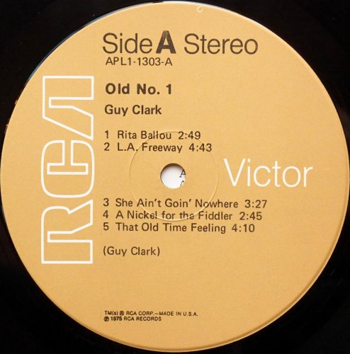 Guy Clark / Old No.1 (US In Shrink!!)β