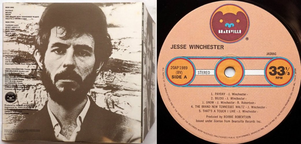 Jesse Winchester / Jesse Winchester (Sony Re-issue )β
