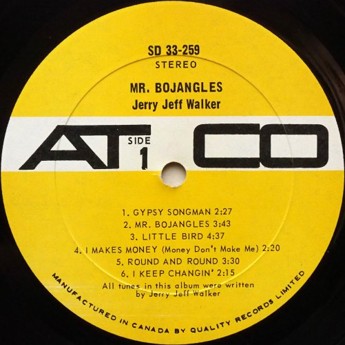Jerry Jeff Walker / Mr. Bojangles (Canada Early Issue)β